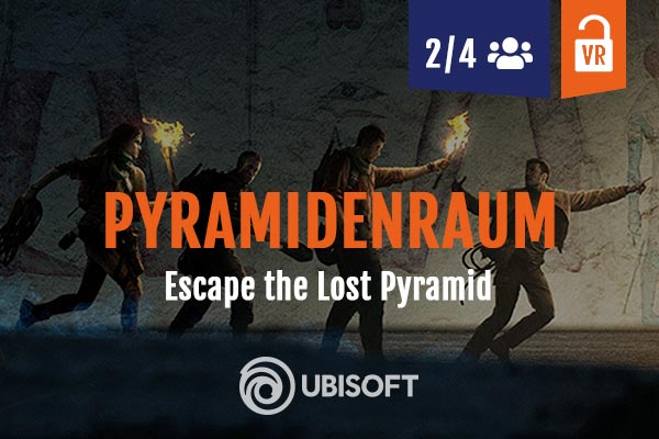 VR escape room Escape the Lost Pyramid, 2, 4, 6 or 8 people