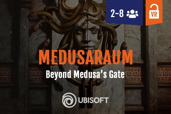 Medusaraum (Beyond Medusa’s Gate): Buchungsgrafik für 2-8 Personen
