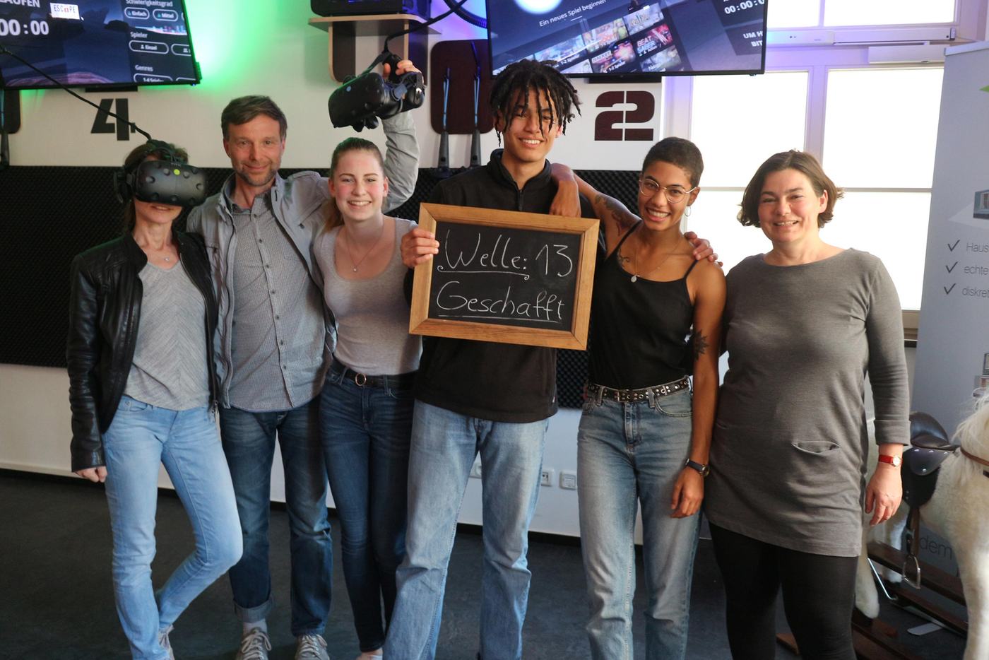 Teambuilding Hannover, Team nach dem gemeinsam gelösten Escape Room